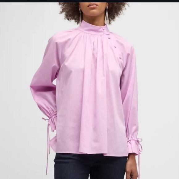 Harshman Bianca Blouse in Orchid 100%‎ Cotton NWT - Picture 1 of 10